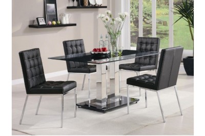 Rolando Chrome Dining Table  113201 - MK
