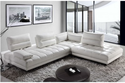 Moroni Teva 556 Modern Leather sectional