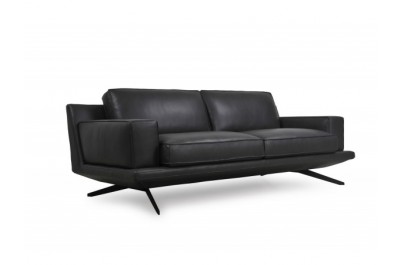Moroni 585 - Mercier Sofa Full Italian Leather -Dark Grey