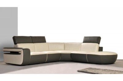K8800 Modern Leather Sectional Sofa- GE