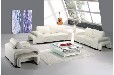 A32 - Modern Leather Sofa Set