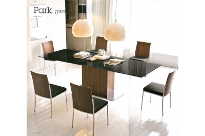 Calligaris PARK Extendable Glass top Dining Table - CS/4039-GR