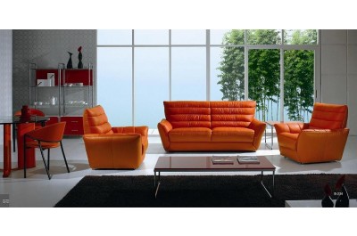 B234 Leather Sofa Set