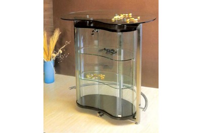 Curved Glass Bar Unit