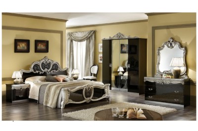 Barocco Black w/Gold Bedroom -N