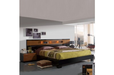 Sal Composition 9 Modern Bedroom set and 2 nightstands- N