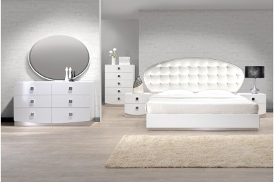 Paris Modern Bed with crystals
