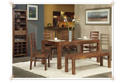 Jen Solid Wood Dining Table - MO