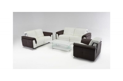 E9000 - Modern Leather Sofa Set with Electrical Recliners 