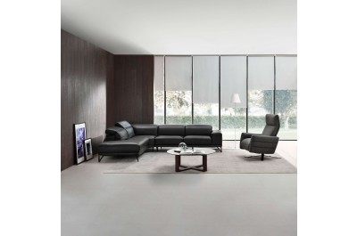 B983 Leather Sectional Sofa by Natuzzi Edition