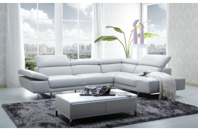 Italian Leather Sectional Sofa by Kuka
