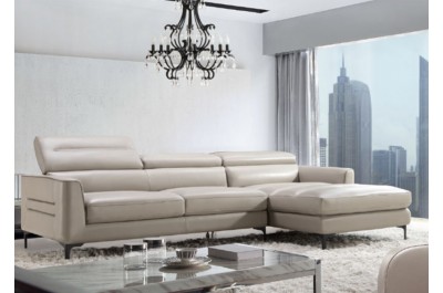 Moroni Alice Leather Sectional Sofa