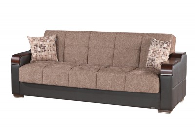 Politan Sofabed – Brown Fabric