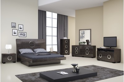 PENINSULA BEDROOM SET - GRAY