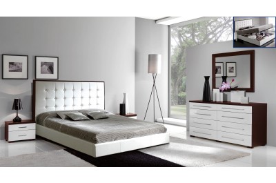 Peninsula Luxury Combo Modern Italian Bedroom set - N