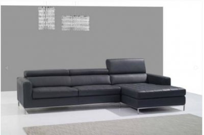 Modern Full Italian Leather Sectional H668-M