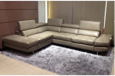 Modern Italian Leather Sectional H703-M