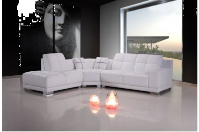 Modern Leather Sectional P962-M