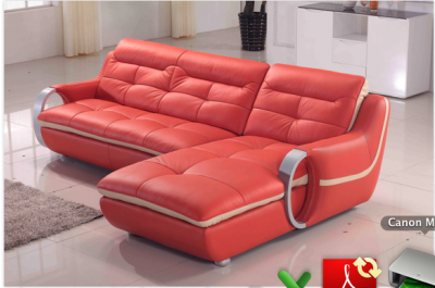 Molly Leather Sectional 