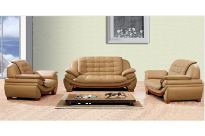 131 Leather Sofa, Loveseat, and Chair - Leather Sofa sets - Living Room