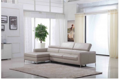 Greg Modern Leather Sectional-M