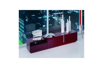 Rome - Modern Red TV Stand