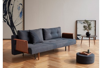 Recast Plus with walnut arms by Innovation