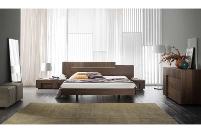 Rossetto Air Bed in Walnut Finish