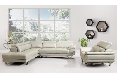 Bonded Leather Sectional - B 7098