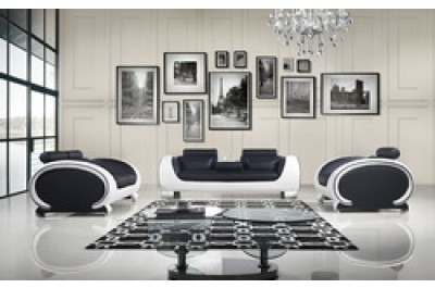Modern 900 3 pc Leather sofa set