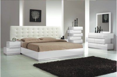 San Francisco Modern Bed with crystals
