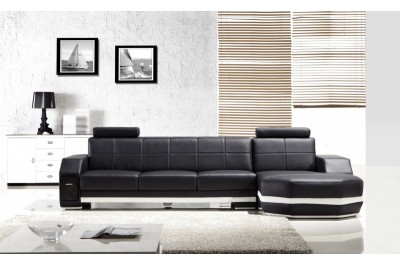 T305 - Modern Leather Sectional Sofa