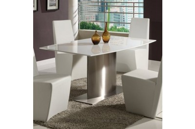 Modern Style White Marble Top Dining Table J608