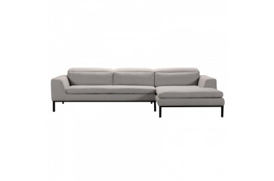 Divani Casa Clayton Modern Taupe Fabric Sectional Sofa