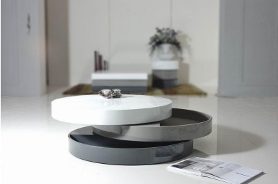 T3 - Lacquer 3 Tone Round Coffee Table