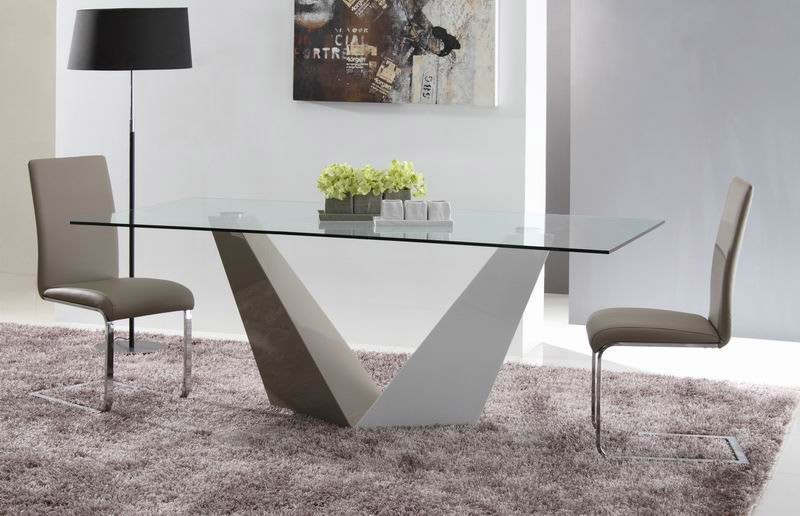 Glass Dining Room Table Modern Contemperary