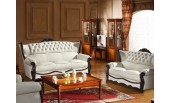 162 Leather Sofa, Loveseat, and Chair