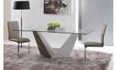 Vertex - Contemporary Glass Dining Table