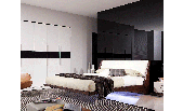 Volterra - Contemporary Floating Bed With Lights 