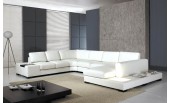 T53 Leather Sectional Sofa
