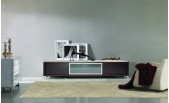GE- Bridge Black TV Stand