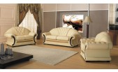 Cleopatra - Traditional Leather Sofa Set
