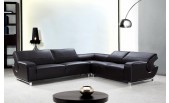 Van Modern Leather Sectional Sofa -GE