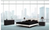 Hannah Modern Grey Leatherette Bed - G