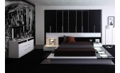 Pera Modern-Contemporary lacquer platform bed
