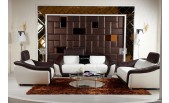 GE- K6738 Modern Multi-Toned Leather Sofa Set