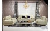 GE- K0448 Modern Grey Italian Leather Sofa Set