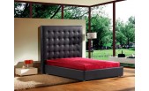 Modern Italian Leather Bed B821