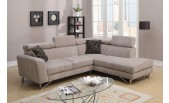 Taupe Fabric Sectional- B 8936