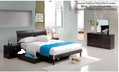 Modern Wenge color bedroom set